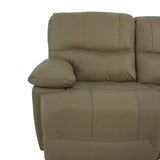 Odessa Leather Power Zero Gravity Reclining Sofa - Taupe - Additional View 4