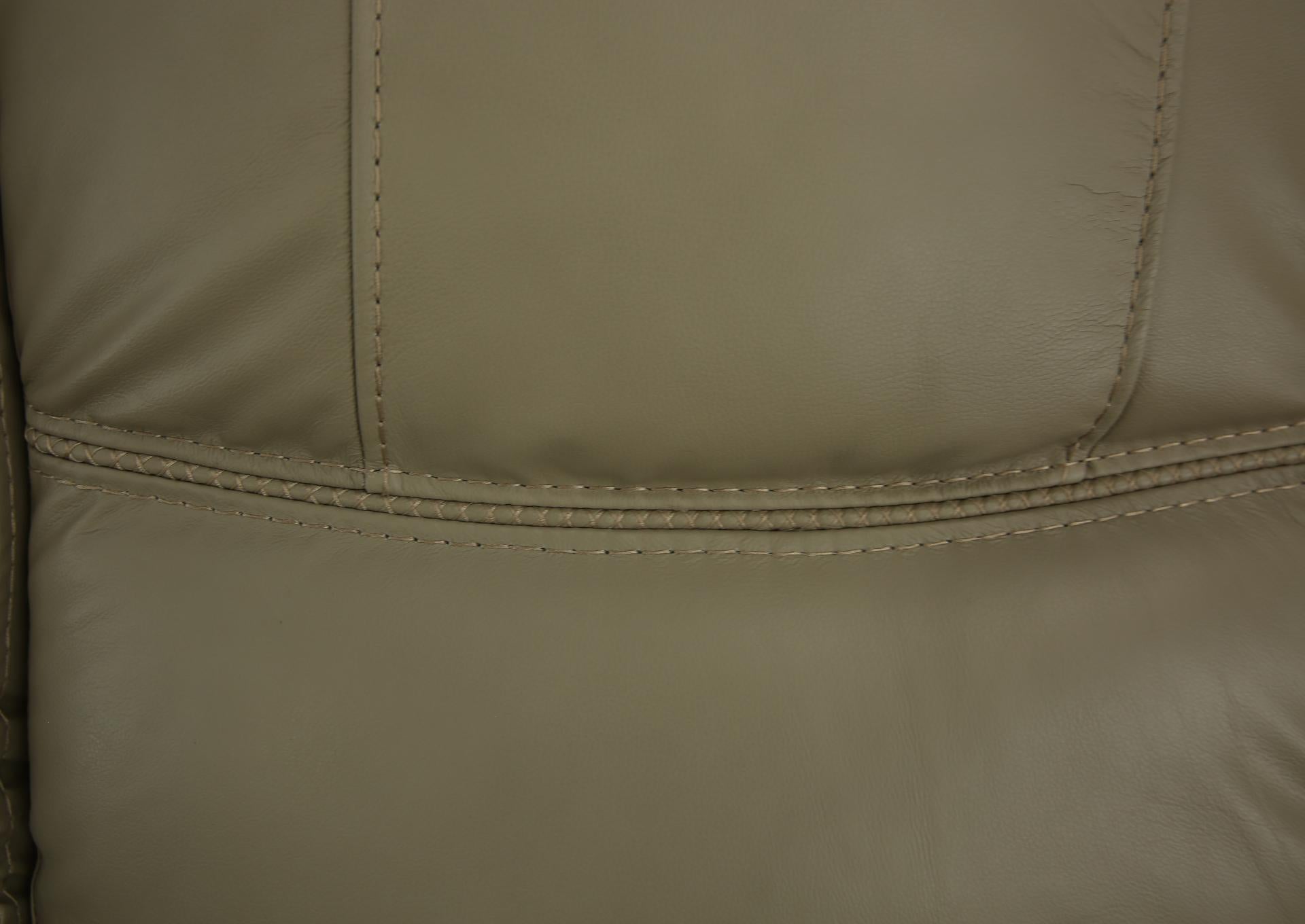 Odessa Leather Power Zero Gravity Reclining Sofa - Taupe - Additional View 5