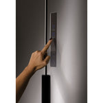 GE FINGERPRINT RESISTANT STAINLESS STEEL 16.8CU QUAD DOOR REFRIGERATOR - Pearl Silver - Refrigerators - Additional View 30
