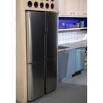 GE FINGERPRINT RESISTANT STAINLESS STEEL 16.8CU QUAD DOOR REFRIGERATOR - Pearl Silver - Refrigerators - Additional View 34