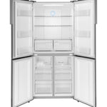 GE FINGERPRINT RESISTANT STAINLESS STEEL 16.8CU QUAD DOOR REFRIGERATOR - Pearl Silver - Refrigerators - Additional View 2