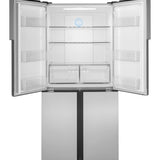 GE FINGERPRINT RESISTANT STAINLESS STEEL 16.8CU QUAD DOOR REFRIGERATOR - Pearl Silver - Refrigerators - Additional View 4