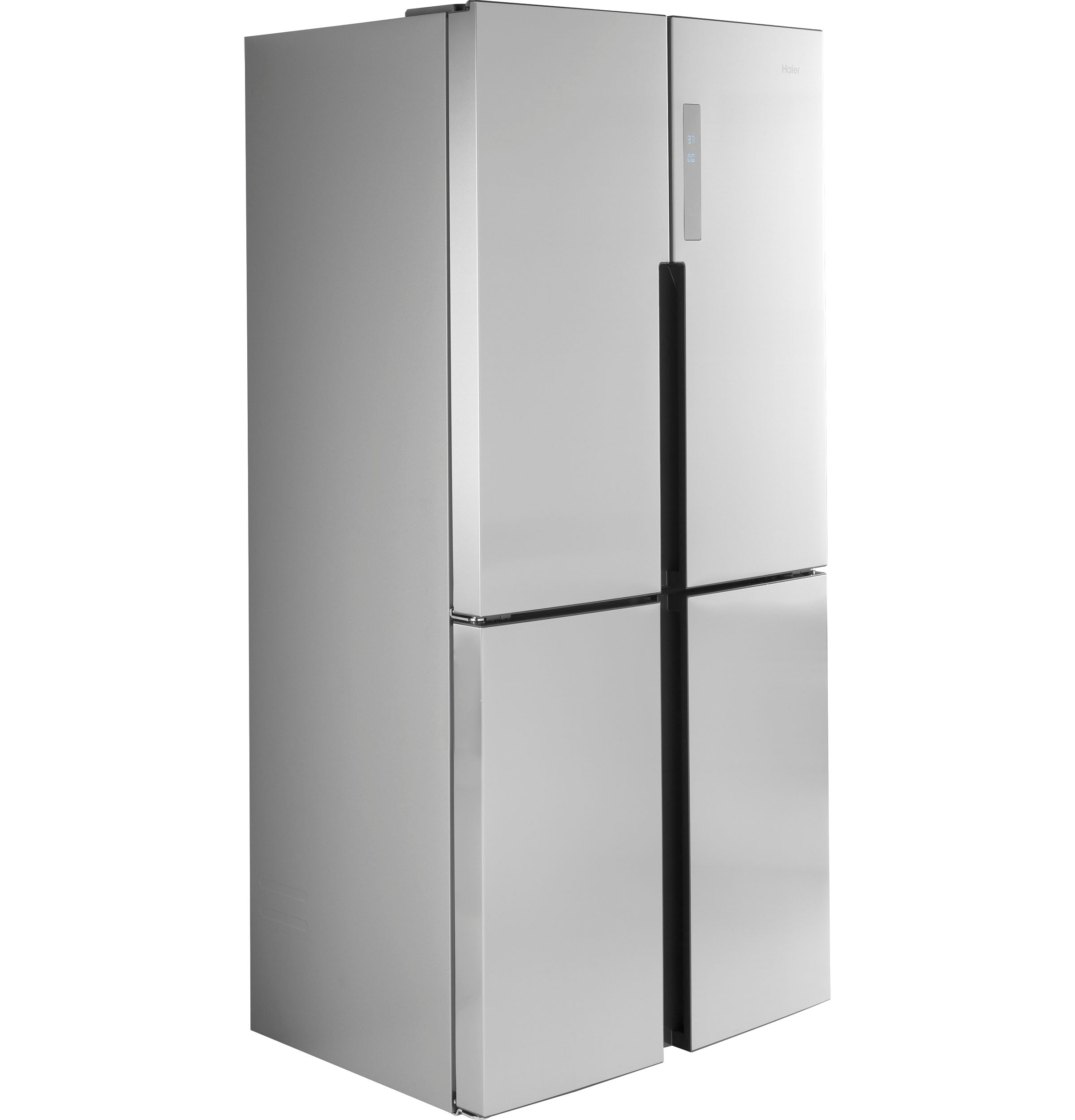 GE FINGERPRINT RESISTANT STAINLESS STEEL 16.8CU QUAD DOOR REFRIGERATOR - Pearl Silver - Refrigerators - Additional View 7