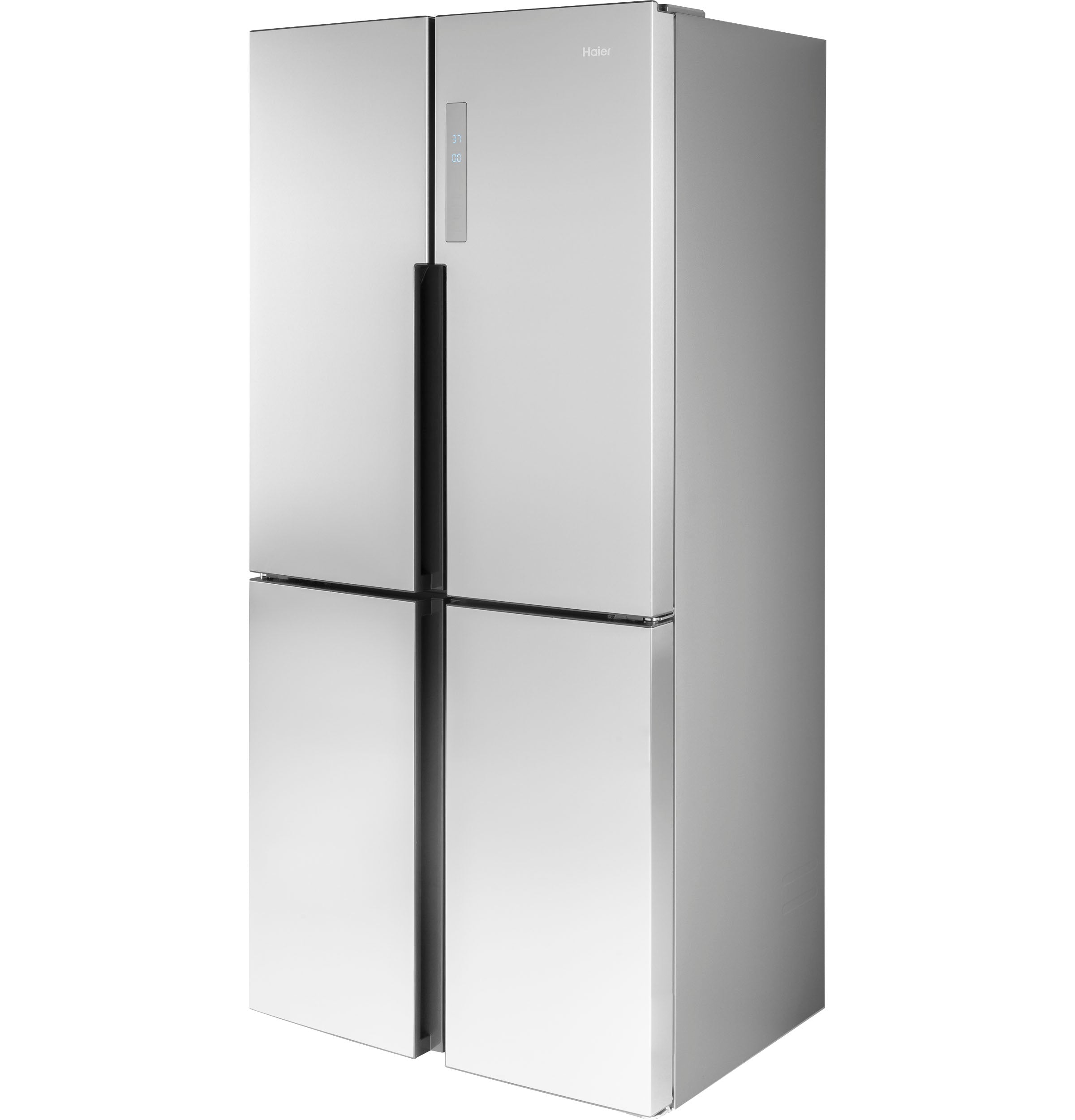 GE FINGERPRINT RESISTANT STAINLESS STEEL 16.8CU QUAD DOOR REFRIGERATOR - Pearl Silver - Refrigerators - Additional View 8