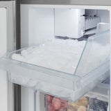 GE FINGERPRINT RESISTANT STAINLESS STEEL 16.8CU QUAD DOOR REFRIGERATOR - Pearl Silver - Refrigerators - Additional View 10