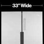 GE FINGERPRINT RESISTANT STAINLESS STEEL 16.8CU QUAD DOOR REFRIGERATOR - Pearl Silver - Refrigerators - Additional View 13