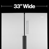GE FINGERPRINT RESISTANT STAINLESS STEEL 16.8CU QUAD DOOR REFRIGERATOR - Pearl Silver - Refrigerators - Additional View 13