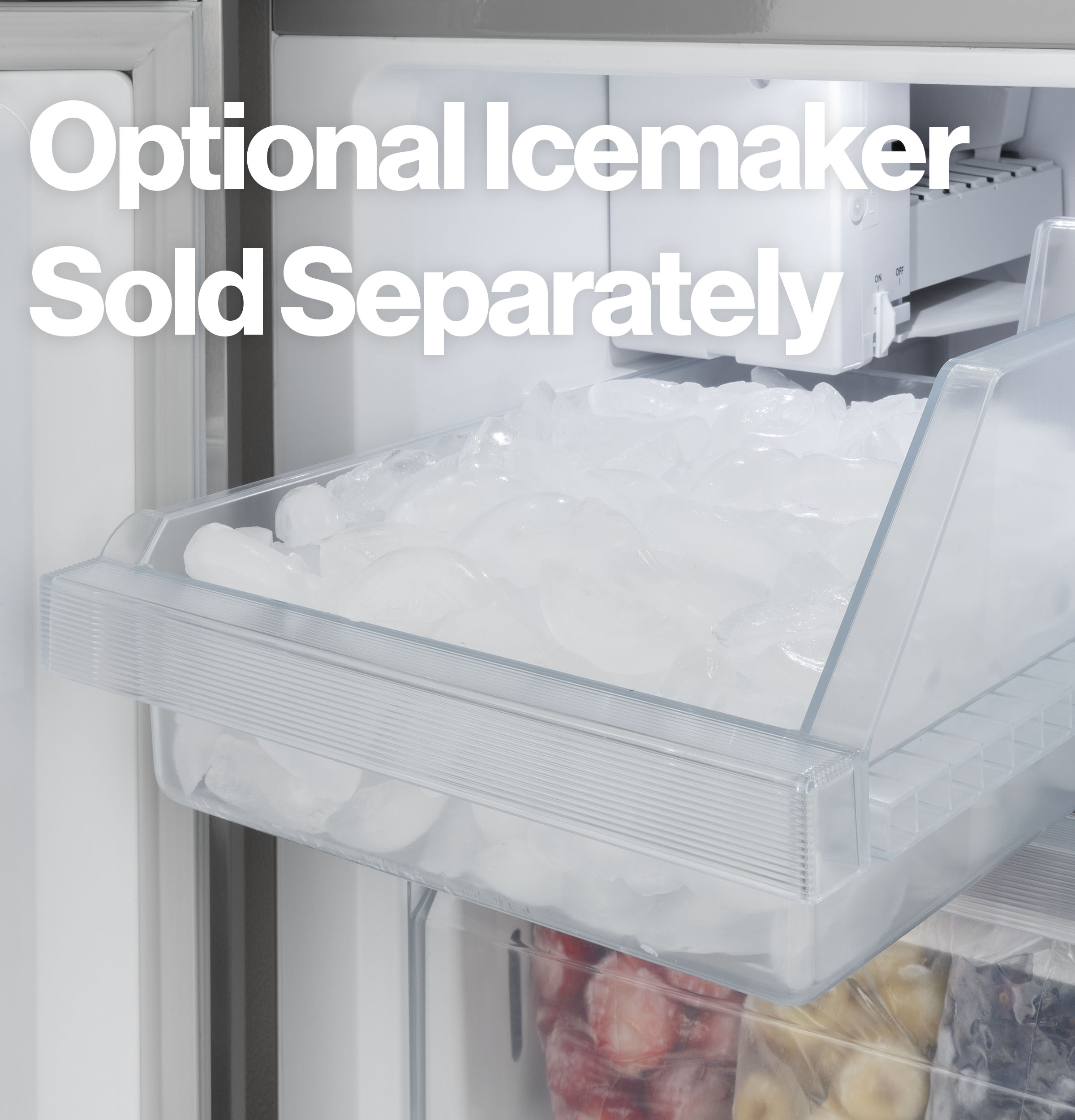 GE FINGERPRINT RESISTANT STAINLESS STEEL 16.8CU QUAD DOOR REFRIGERATOR - Pearl Silver - Refrigerators - Additional View 14