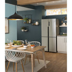 GE FINGERPRINT RESISTANT STAINLESS STEEL 16.8CU QUAD DOOR REFRIGERATOR - Pearl Silver - Refrigerators - Additional View 18