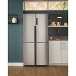 GE FINGERPRINT RESISTANT STAINLESS STEEL 16.8CU QUAD DOOR REFRIGERATOR - Pearl Silver - Refrigerators - Additional View 19