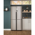 GE FINGERPRINT RESISTANT STAINLESS STEEL 16.8CU QUAD DOOR REFRIGERATOR - Pearl Silver - Refrigerators - Additional View 20