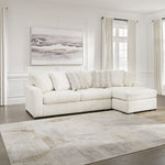 Ashley Furniture - Chessington Ivory 2 Piece Sectional - White Fabric - Sectionals - Additional View 1