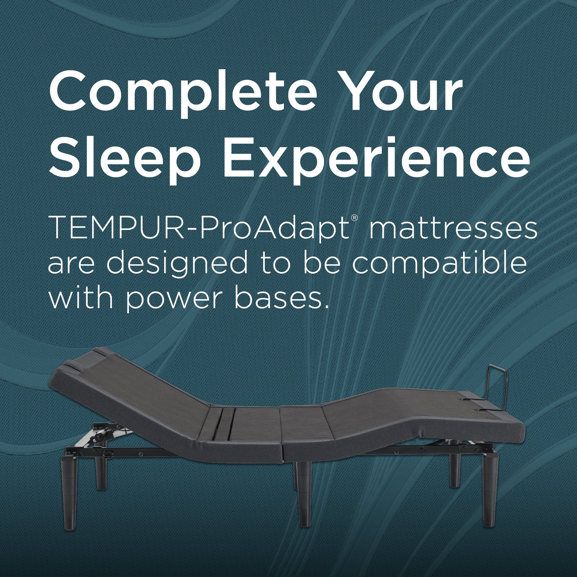 Tempur Sealy - Proadapt 2.0 Medium King Mattress - White|Black Fabric - Mattresses - Additional View 12