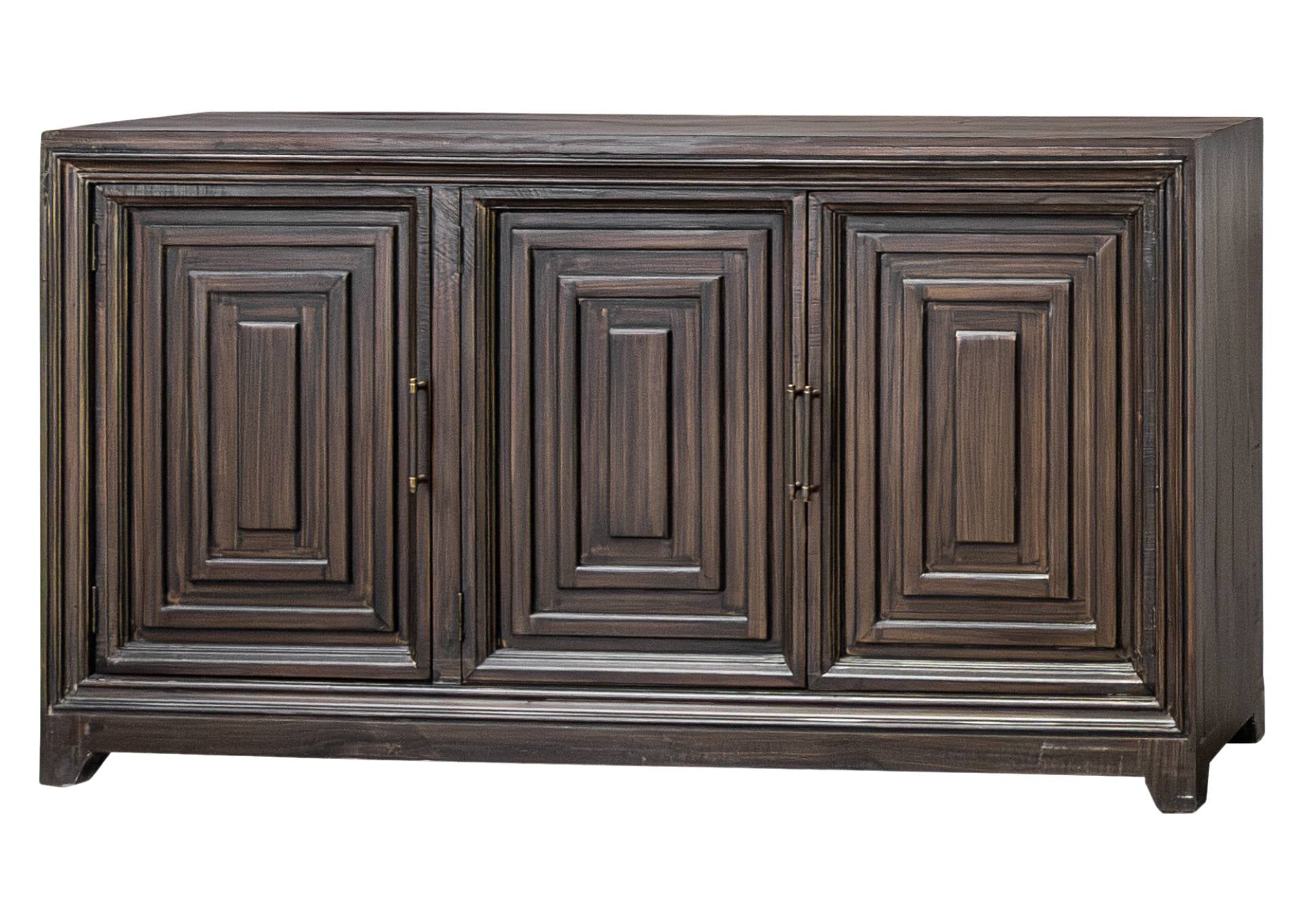 Grace 3 Door Console - Mocha