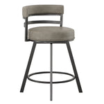 Steve Silver Furniture - Gene 24" Counter Stool - Dark Gray|Black Wood - Stools - Additional View 4