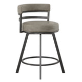 Steve Silver Furniture - Gene 24" Counter Stool - Dark Gray|Black Wood - Stools - Additional View 4