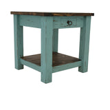 Lawman End Table - Turquoise - Additional View 3