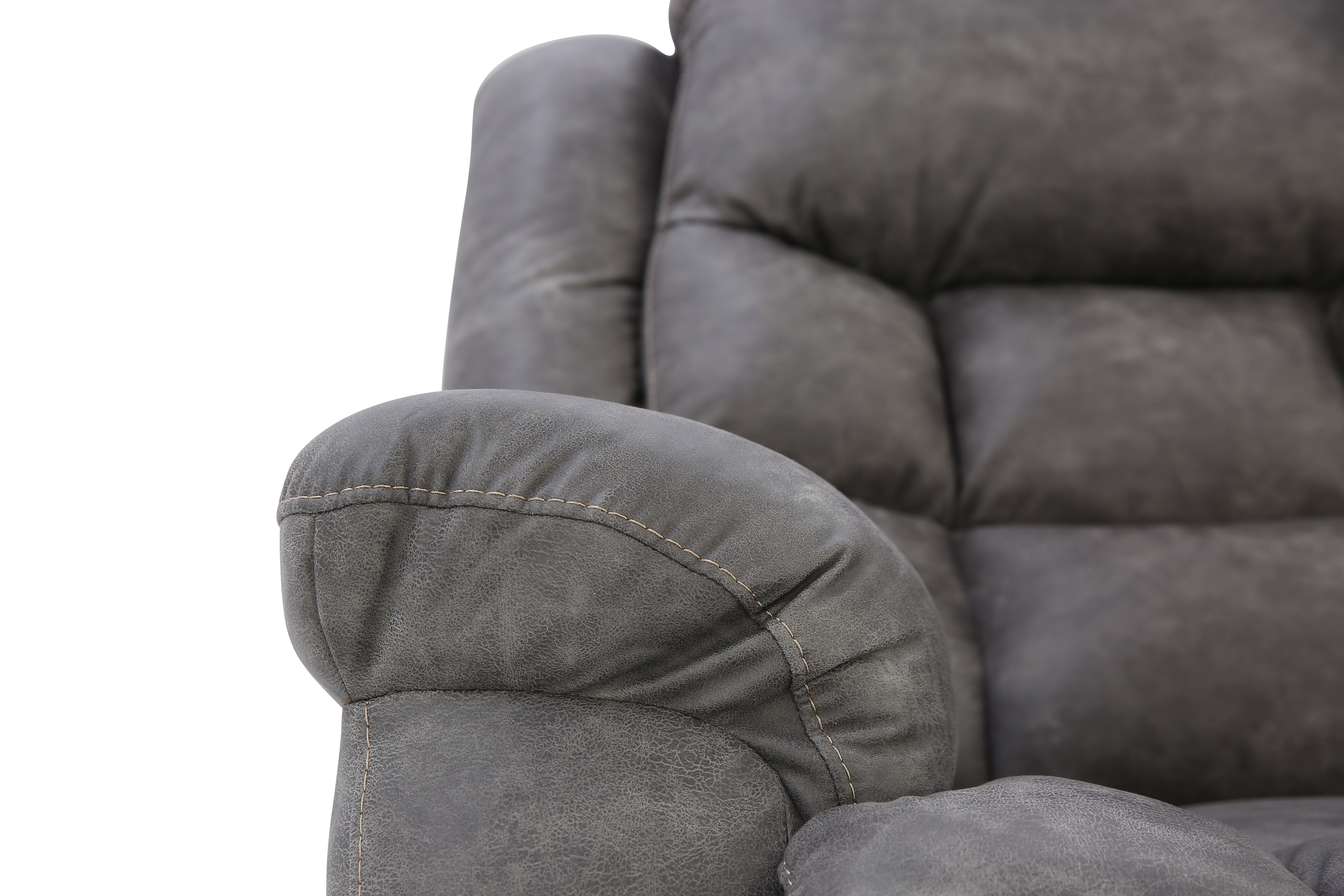 Tatum Rocker Recliner - Pewter - Additional View 5