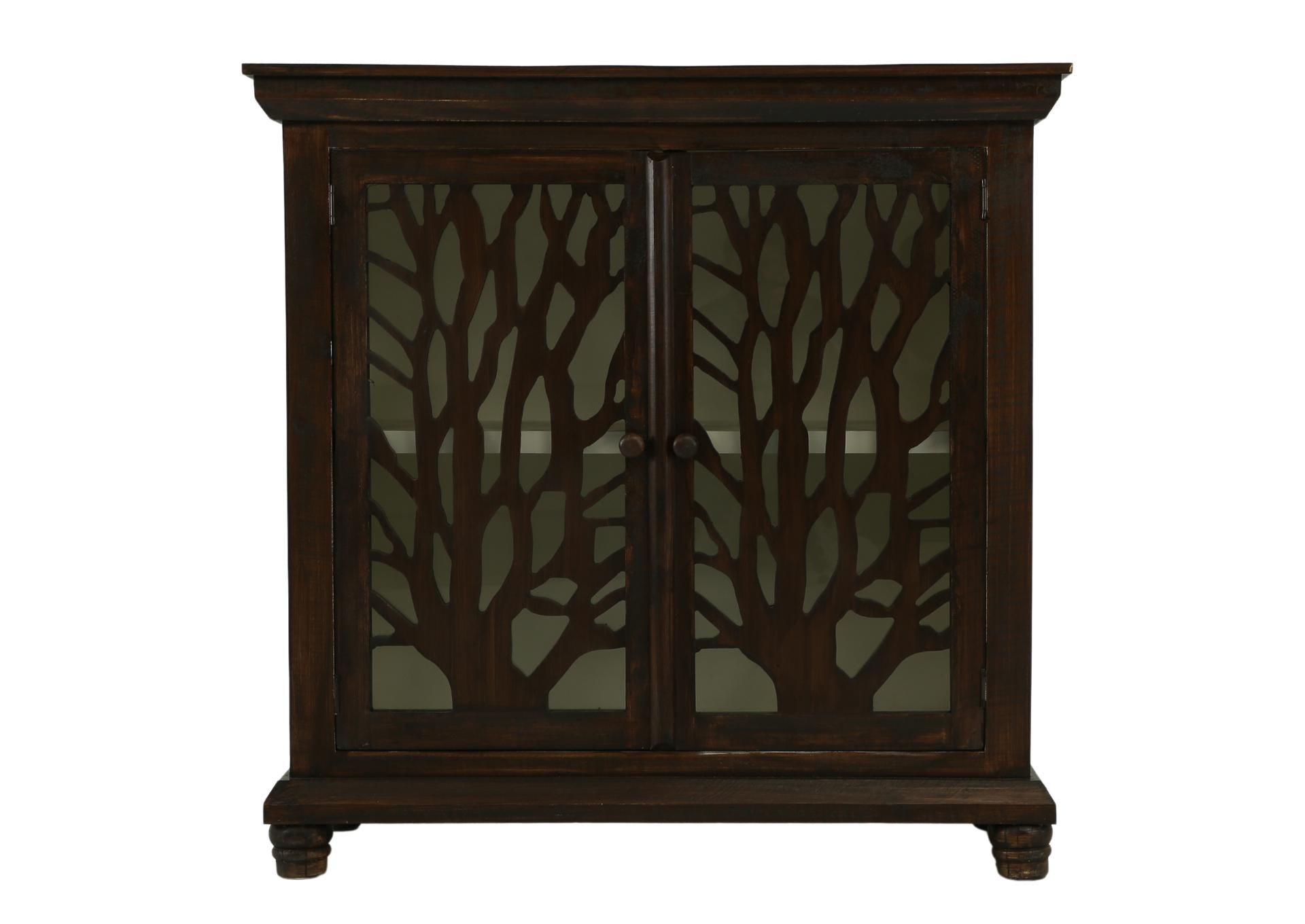 Cabinet Tree - Tobacco/White