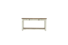 Lawman Sofa Table - White