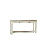 Lawman Sofa Table - White - Additional View 1
