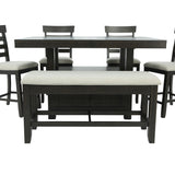 COLORADO 6 PIECE COUNTER HEIGHT DINING SET