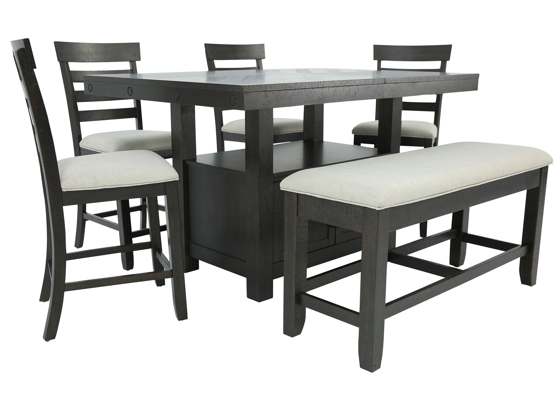 COLORADO 6 PIECE COUNTER HEIGHT DINING SET - Additional View 1
