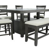 COLORADO 6 PIECE COUNTER HEIGHT DINING SET - Additional View 1