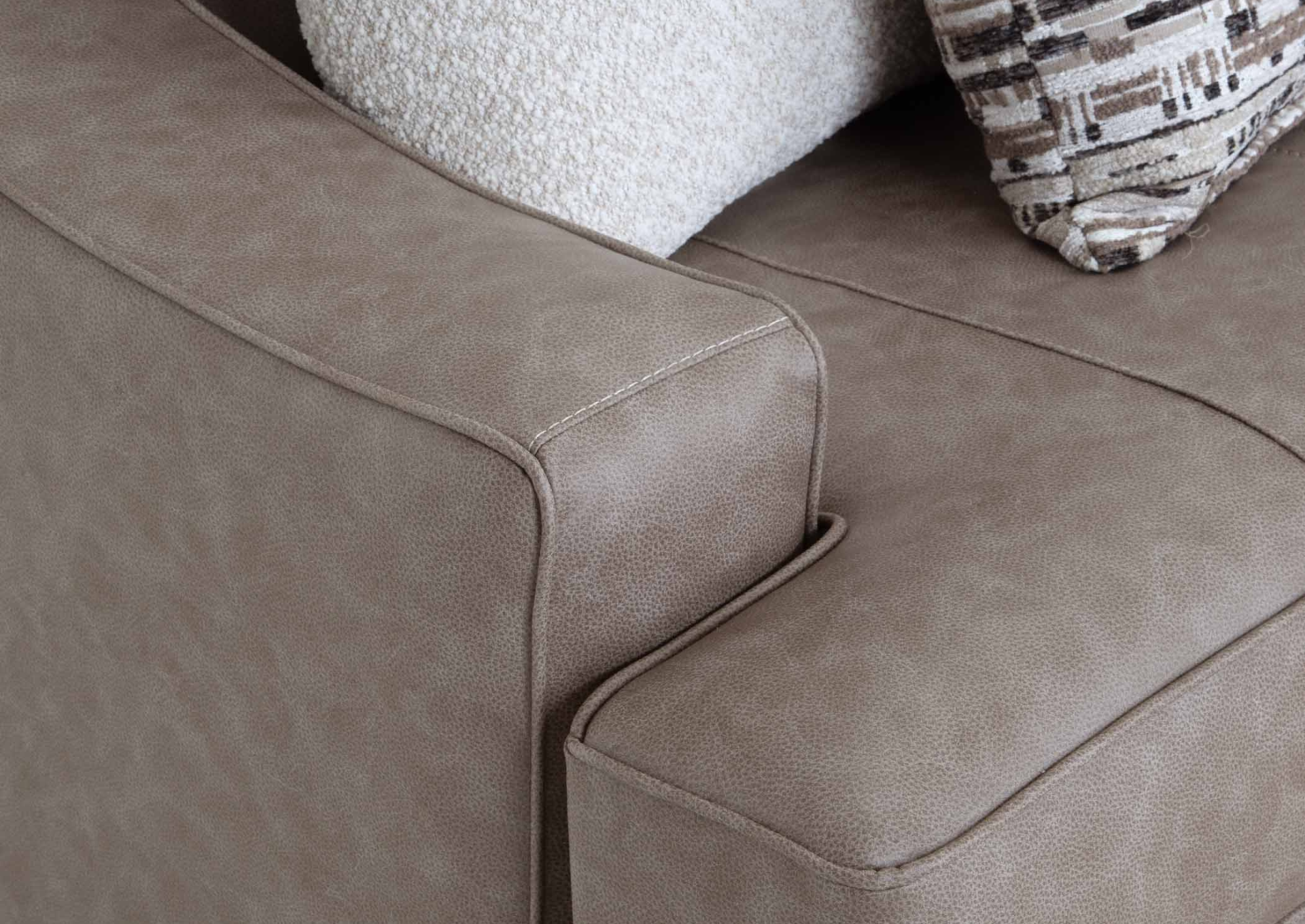 DUVALL GREIGE LOVESEAT - Additional View 3