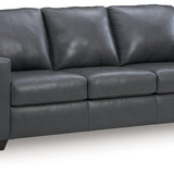 Ashley Furniture - BOLSENA ADMIRAL LEATHER SOFA - Blue Leather Match - Sofas