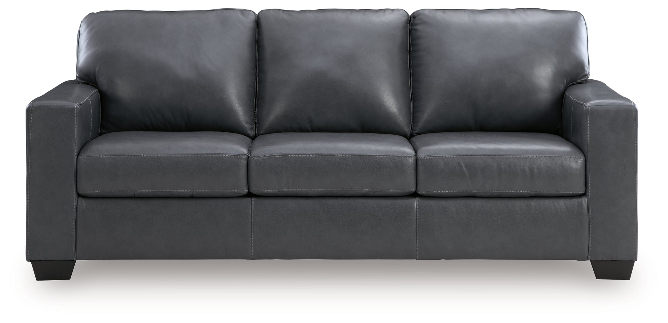 Ashley Furniture - BOLSENA ADMIRAL LEATHER SOFA - Blue Leather Match - Sofas - Additional View 2