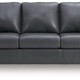 Ashley Furniture - BOLSENA ADMIRAL LEATHER SOFA - Blue Leather Match - Sofas - Additional View 2