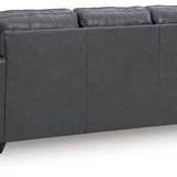 Ashley Furniture - BOLSENA ADMIRAL LEATHER SOFA - Blue Leather Match - Sofas - Additional View 3