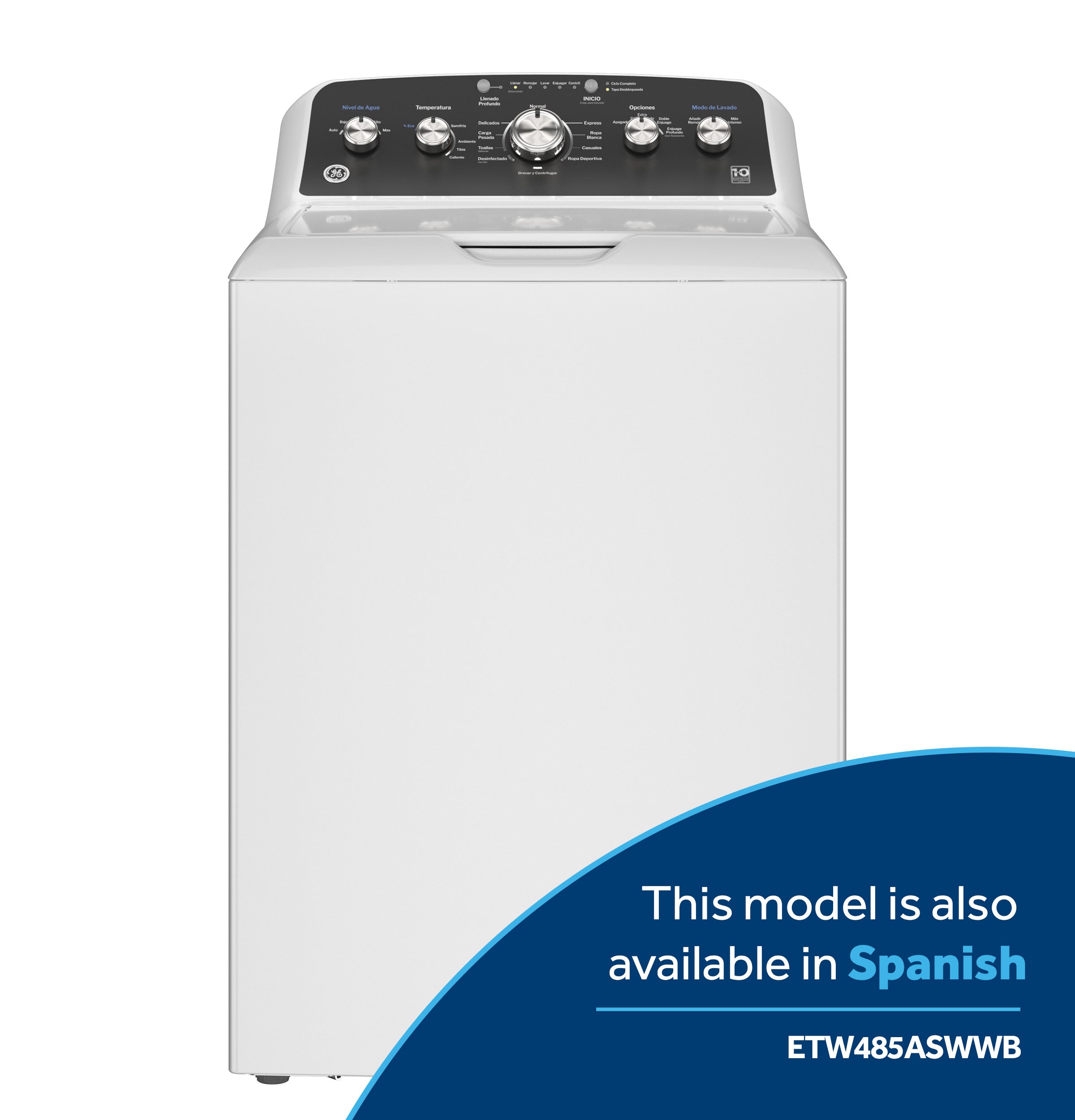GE WHITE TOP LOAD 4.5CU WASHER - Washers - Additional View 22