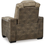 Ashley Furniture - Next-Gen Power Recliner - Sand - Beige Faux Leather - Recliners - Additional View 4