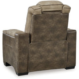 Ashley Furniture - Next-Gen Power Recliner - Sand - Beige Faux Leather - Recliners - Additional View 4