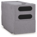 Ashley Furniture - Nexseat Granite 8 Piece Sectional With Audio System - Gray Next-Gen Nuvella - Sectionals - Additional View 5