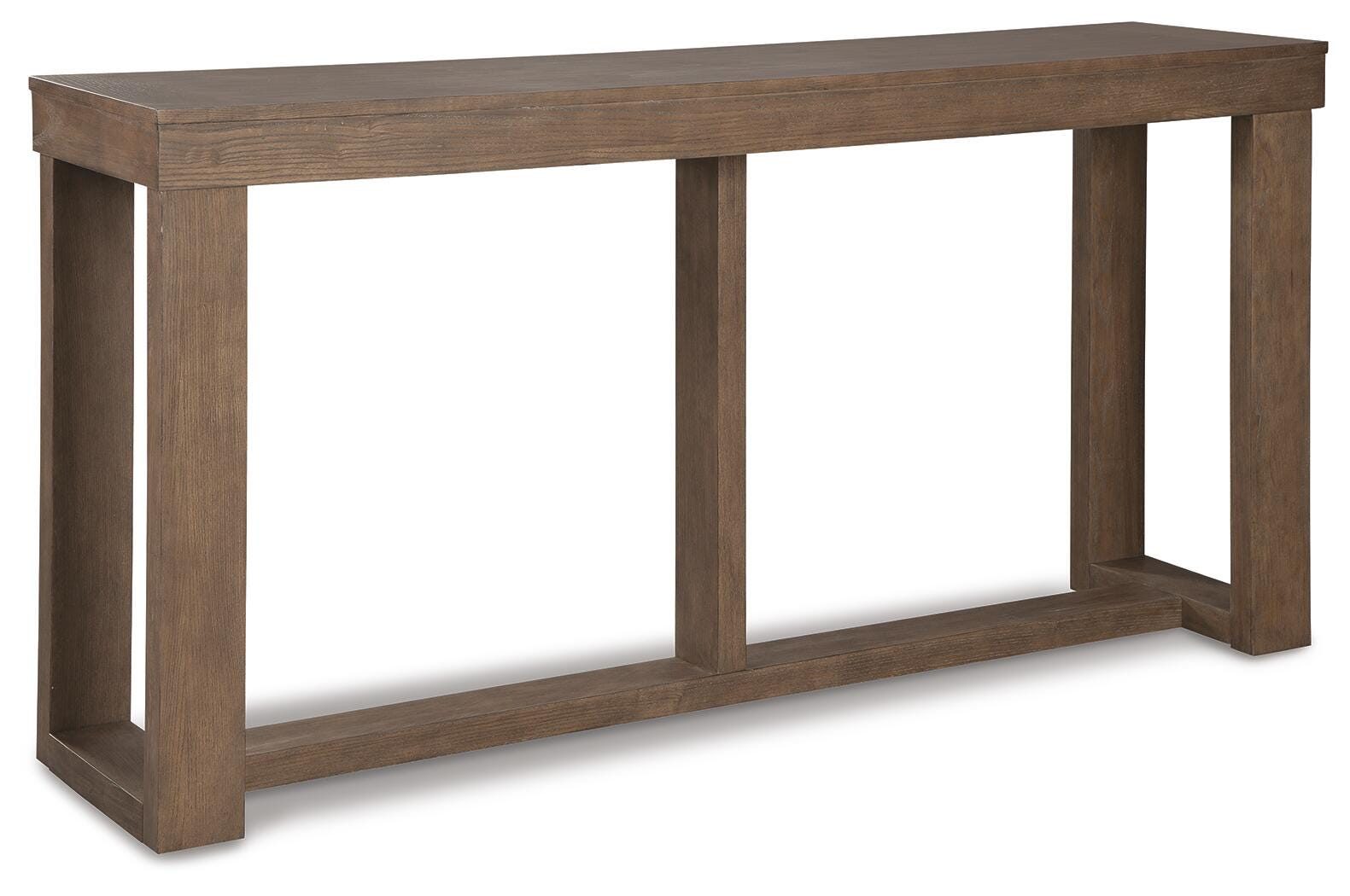 Ashley Furniture - CARITON GRAY SOFA TABLE - Wood - Tables