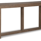 Ashley Furniture - Cariton Sofa Table - Gray - Wood - Tables