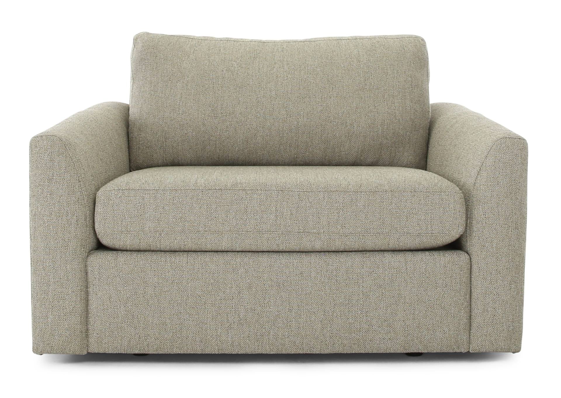 Colchester Chair With Bench Seat And Wedge Arm - Silt
