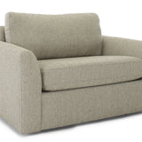 Colchester Chair With Bench Seat And Wedge Arm - Silt - Additional View 1