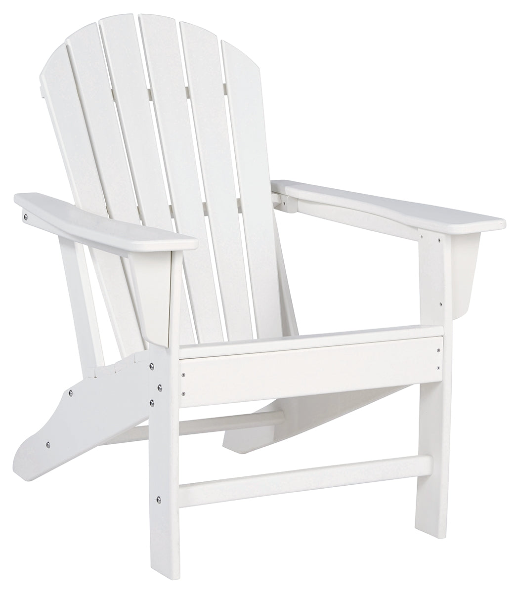 Ashley Furniture - Sundown Treasure Adirondack Chair - White - Plastic - Chairs