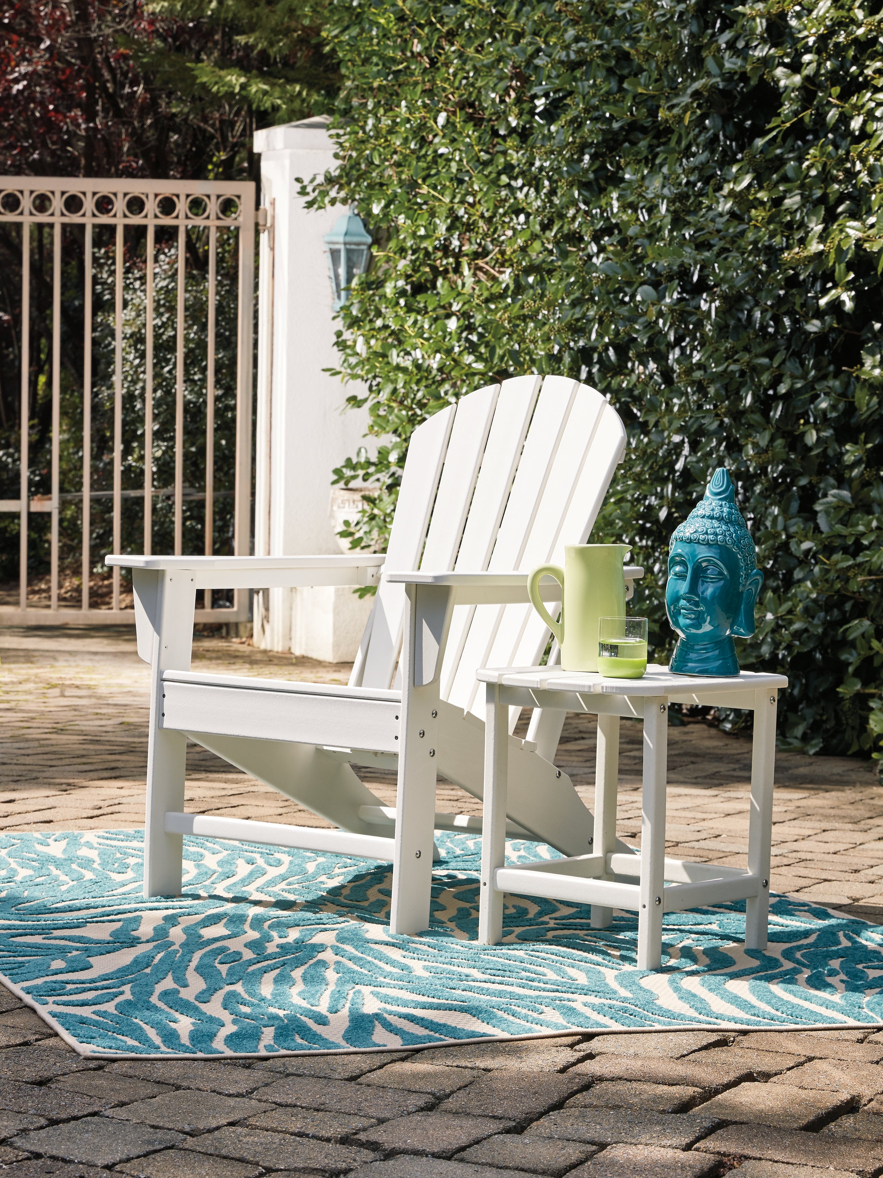 Ashley Furniture - Sundown Treasure Adirondack Chair - White - Plastic - Chairs - Additional View 6