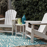 Ashley Furniture - Sundown Treasure Adirondack Chair - White - Plastic - Chairs - Additional View 7