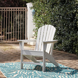Ashley Furniture - Sundown Treasure Adirondack Chair - White - Plastic - Chairs - Additional View 8
