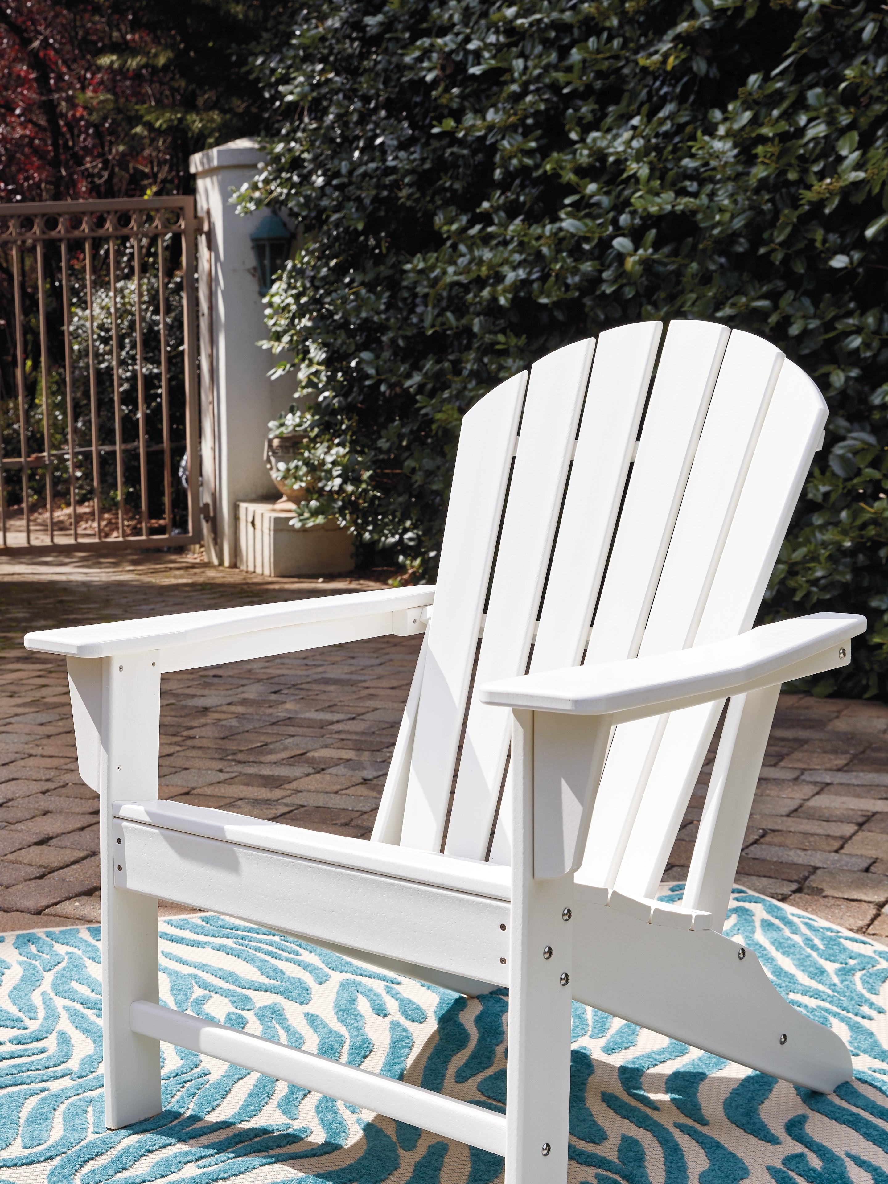 Ashley Furniture - Sundown Treasure Adirondack Chair - White - Plastic - Chairs - Additional View 9