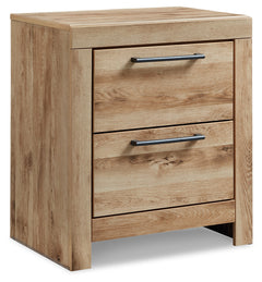 Ashley Furniture - Hyanna Nightstand - Brown - Beige Wood - Nightstands