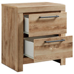 Ashley Furniture - Hyanna Nightstand - Brown - Beige Wood - Nightstands - Additional View 2
