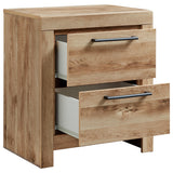 Ashley Furniture - Hyanna Nightstand - Brown - Beige Wood - Nightstands - Additional View 2