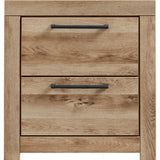 Ashley Furniture - Hyanna Nightstand - Brown - Beige Wood - Nightstands - Additional View 3